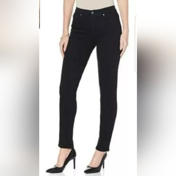 Diane Gilman Virtual Stretch Comfort Black Jean's NWT Sz 24WT - Picture 11 of 11
